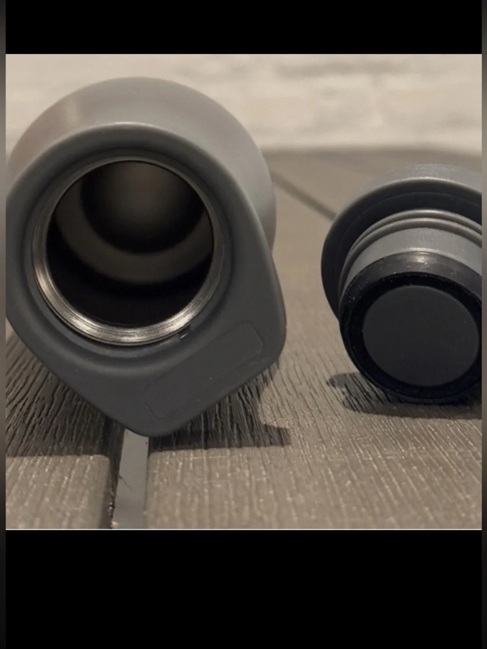 New Starbucks coffee Tumbler, Puppy design. 14FlOz. Slate Grey, Convenient Lid